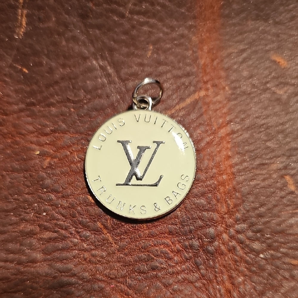 Authentic 'Upcycled' Louis Vuitton Trunks & Bags Light Green Charm